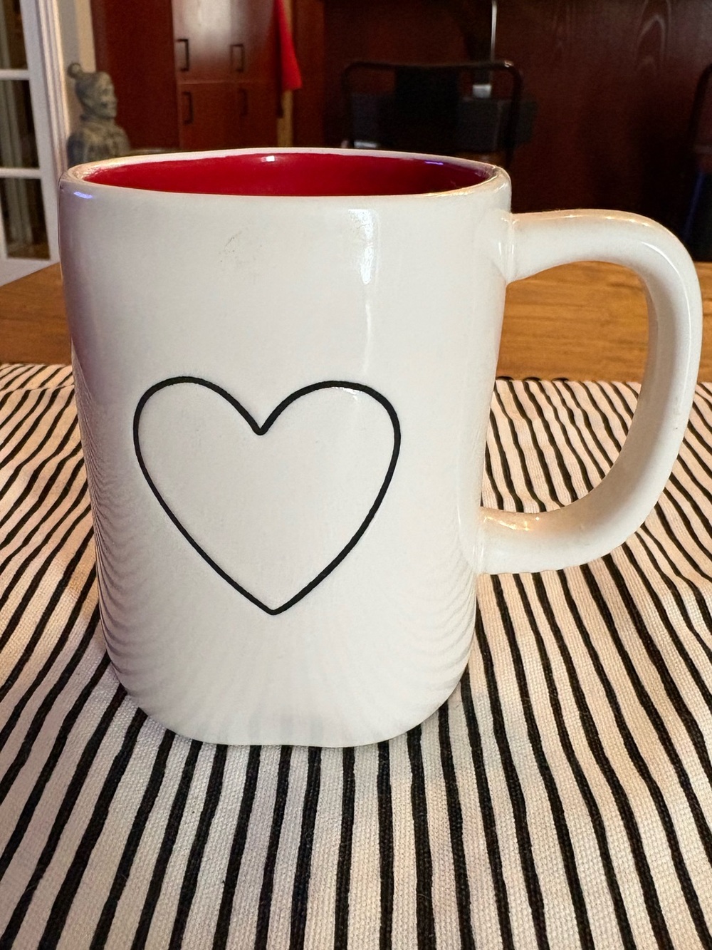 Mugs BOGO 50% // RAE DUNN Two Sided Heart Mug